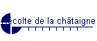 Rcolte de la chtaigne